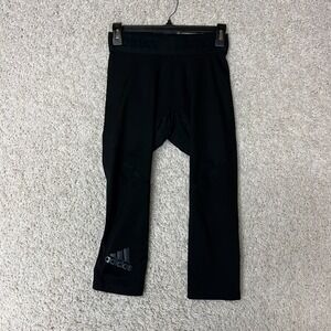 Adidas Alpha Skin Compression Pants Leggings Mens Medium Black 22" Inseam